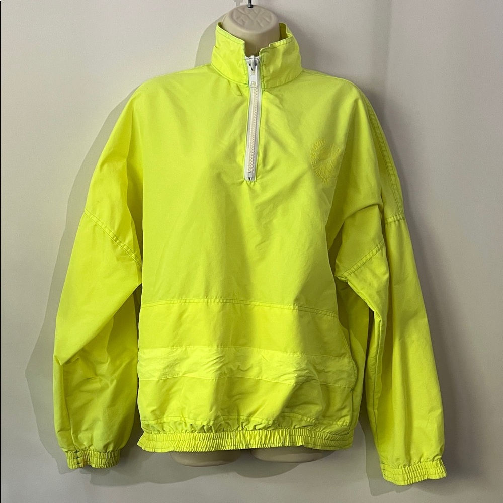 Vintage Women's Neon Beach Volleyball Quarter Zip